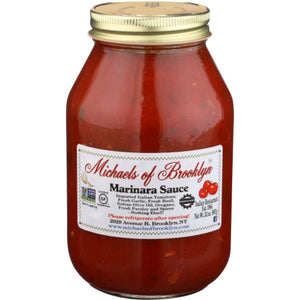 Michaels of Brooklyn - Sauce Spicy Marinara, 32 Oz - Pack of 6