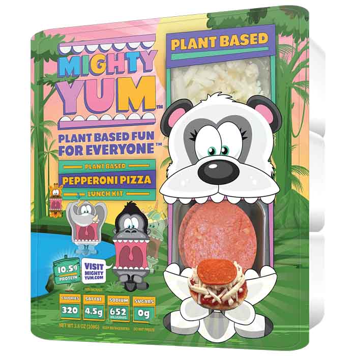 Might Yum - Plant-Based - Pepperoni Pizza Lunch Kit, 3.1oz