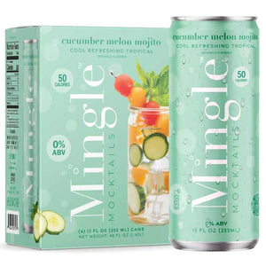 Mingle Mocktails - Mojito Cucumber Melon, 4Pk, 48Fl Oz