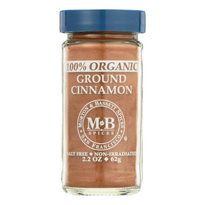 Morton & Bassett Cinnamon Ground Org 2.3 Oz - Pack Of 3