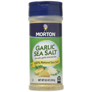 Morton's - Sea Salt & Garlic, 8.5 Oz - Pack of 12