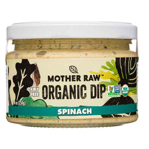 Mother Raw - Dip Spinach, 8.8oz | Pack of 6