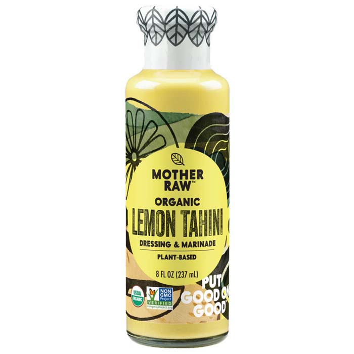 Mother Raw - Dressing Lemon Tahini, 8fo  Pack of 6