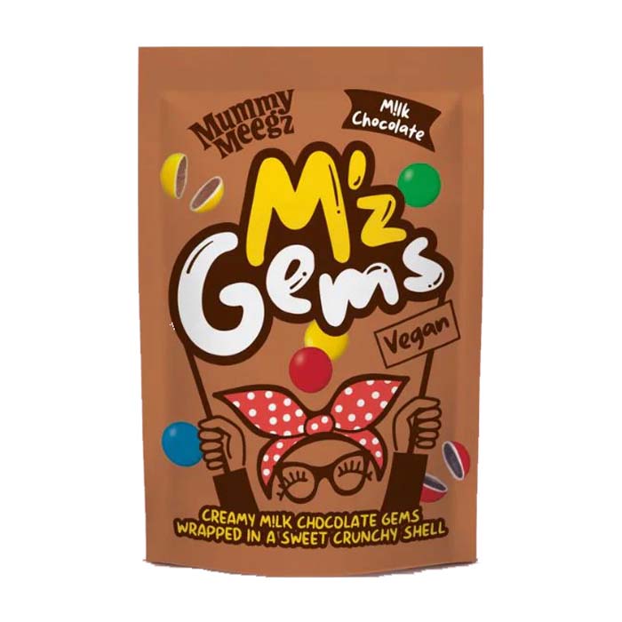 Mummy Meegz - Milk Chocolate M'z Gems, 80g