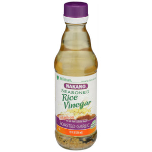 NAKANO VINEGAR RICE GARLIC 12 OZ - Pack of 6