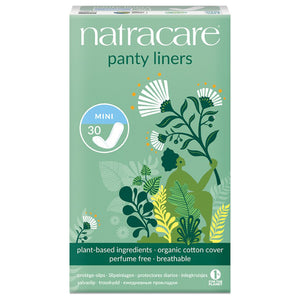 Natracare - Mini Breathable Panty Liners  30 Pc - Pack Of 1