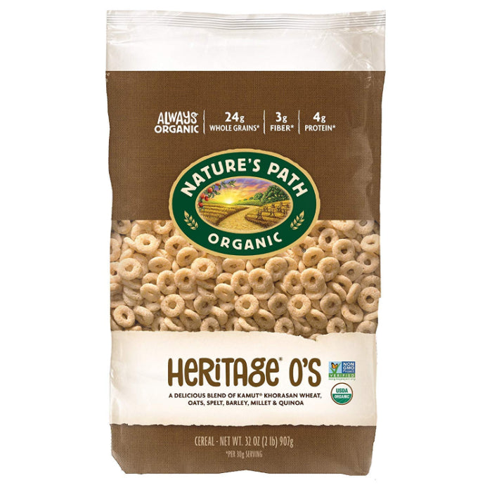 NATURES PATH CEREAL O'S HERITAGE ORG ECO 32 OZ - Pack of 1