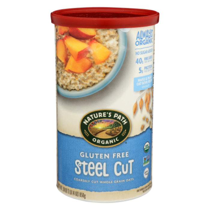 Nature's Path Oats Gluten-Free Steel Cut Organic 30 OZ - Pack of 6