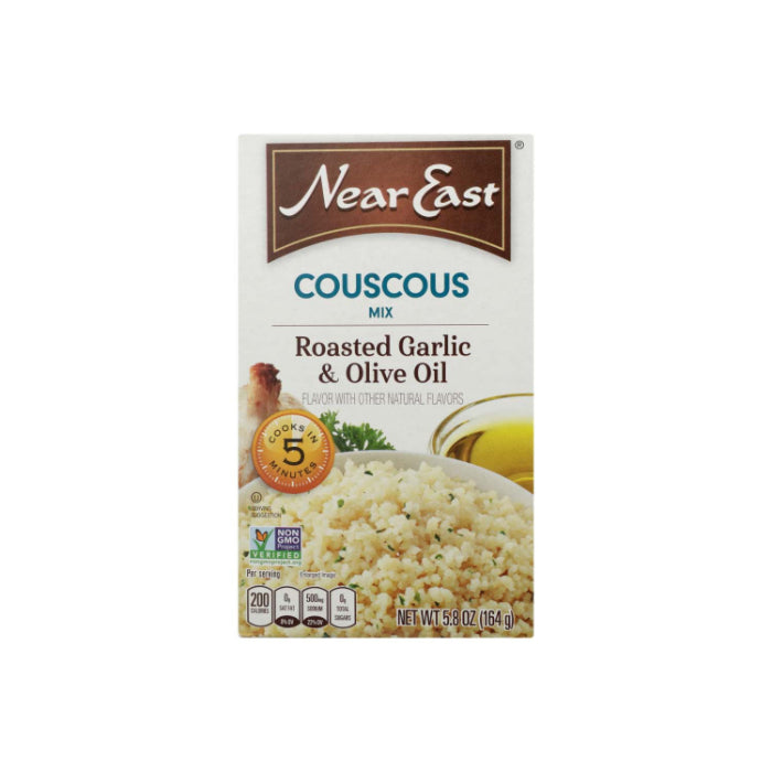 Near East - Couscous Mix Roasted Garlic & Olive Oil Box, 5.8 oz (Pack of 1)