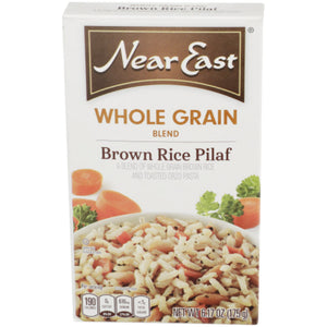 Near East Whole Grain Pilaf Brown Rice 6.17 OZ - Pack of 12