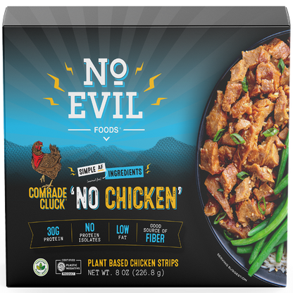 No Evil Foods - Classic Cluck: No Chicken Strips, 8oz