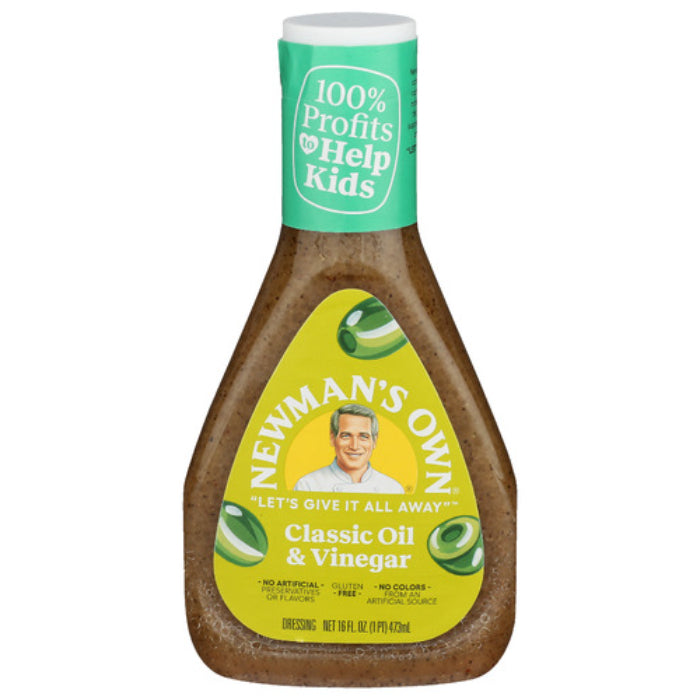 Newman's Own - Dressing Olive Oil & Vinegar 16 OZ - Pack of 6