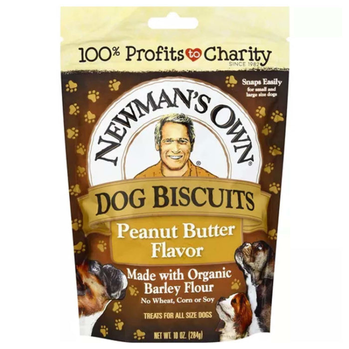 Newman's Own Organic Pet Treat Peanut Butter Medium 10 OZ - Pack of 1