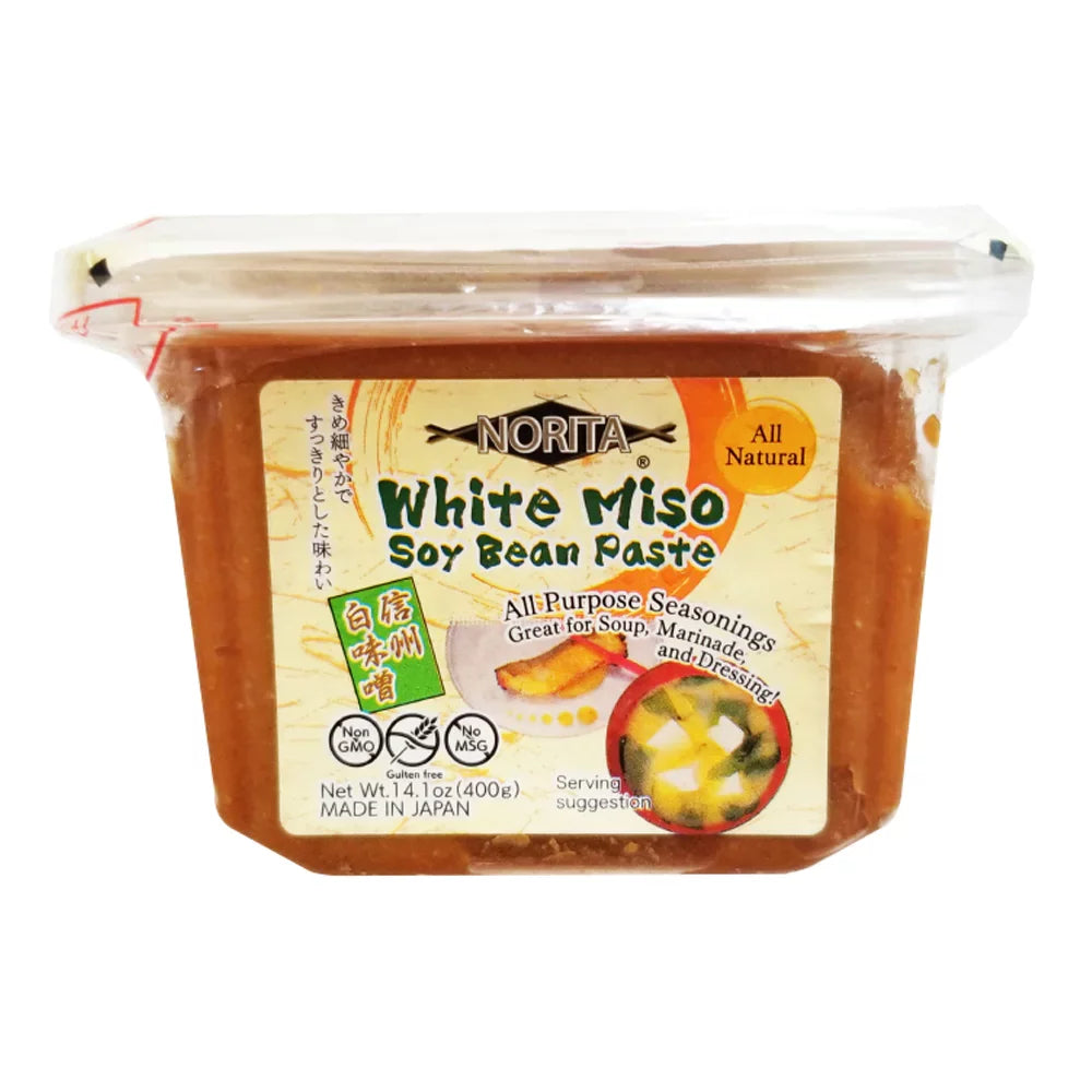 Norita - Miso Paste - White, 14.1oz (Pack of 8)