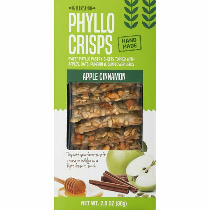 Nu Bake - Phyllo Crisps Apple Cinnamon 2.8 OZ - Pack of 12