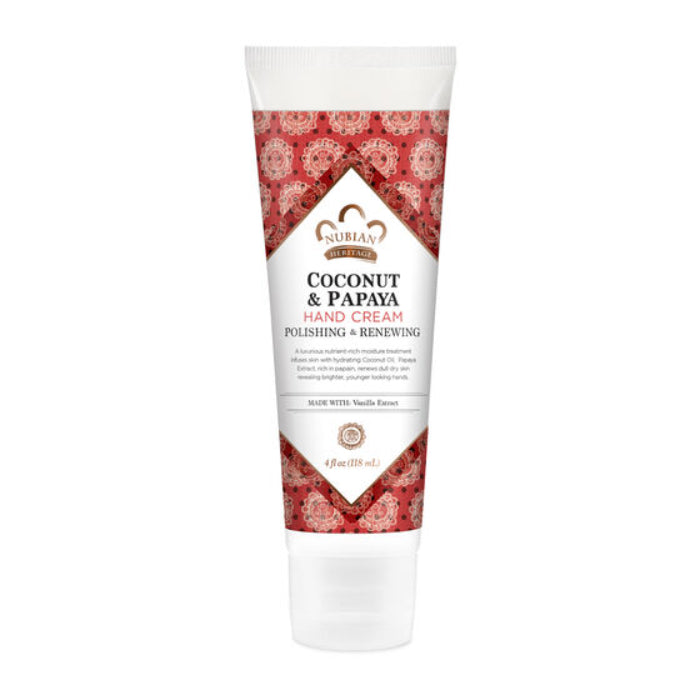 Nubian Heritage - Hand Cream Coconut Papaya 4 OZ - Pack of 1