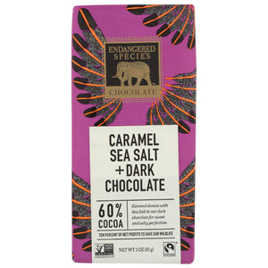 Natural Dark Chocolate With Caramel Sea Salt 3 oz
 | Pack of 12