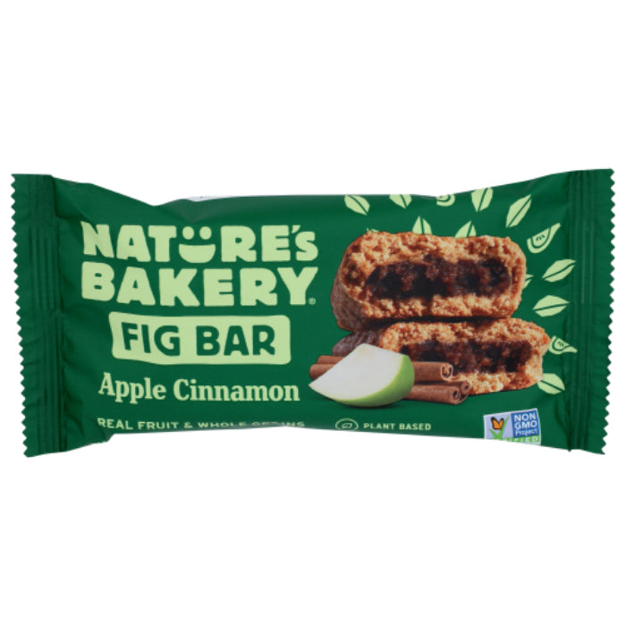 Nature's Bakery Bar Fig Whole Wheat Apple Cinnamon 12Ct 2 Oz - Pack Of 12