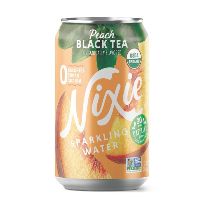 Nixie - Peach Black Tea Sparkling Water, 12fl