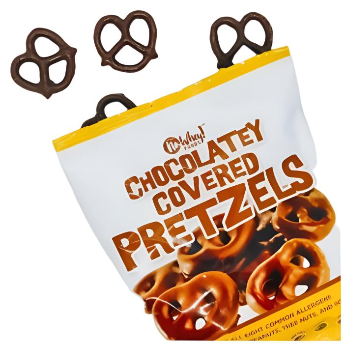 No Whey! Foods - Chocolatey Covered Pretzels, 2.8oz
