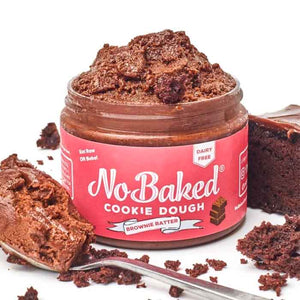 No Baked Cookie Dough - Edible Brownie Batter, 16oz | Pack of 6