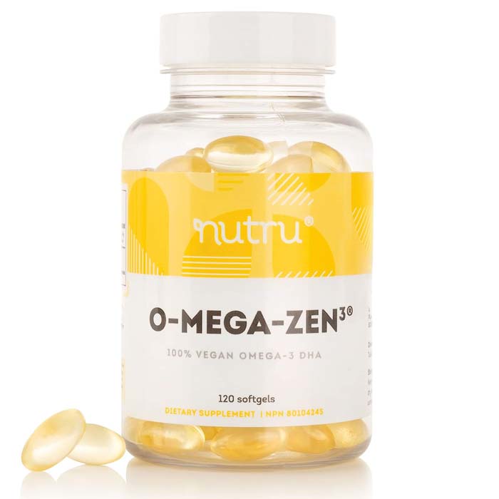 NuTru - O-Mega-Zen3 Vegan DHA Supplement, 120pc