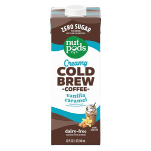 Nutpods - Creamy Cold Brew Coffee Zero Sugar Vanilla Caramel, 32oz