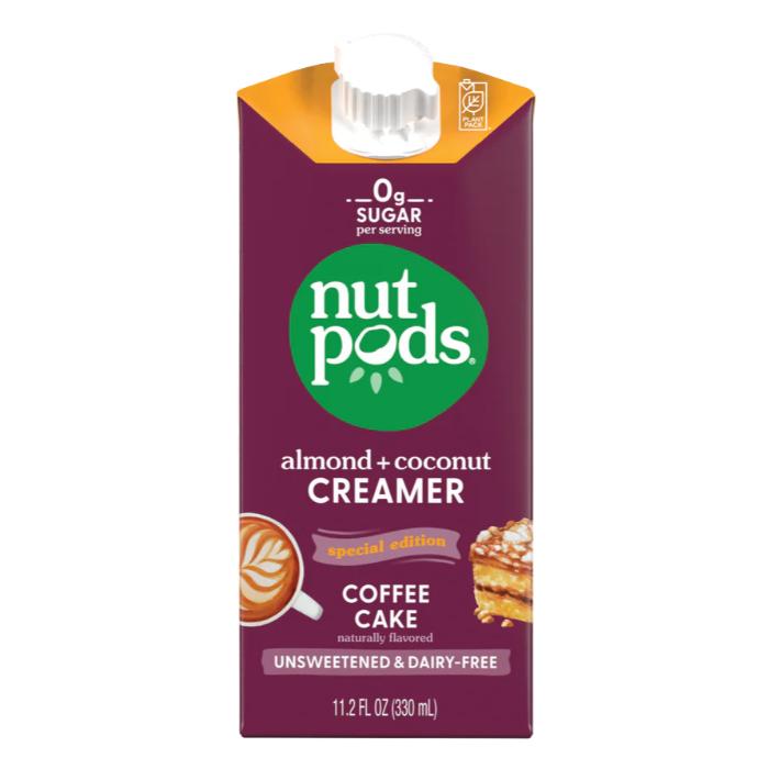 Nutpods - Unsweetened Creamer Coffee Cake, 11.2oz