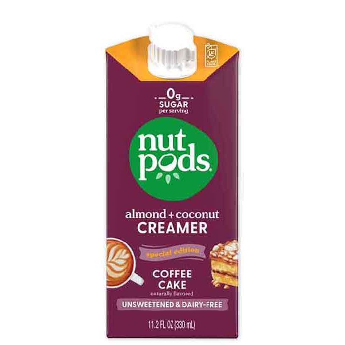 Nutpods - Unsweetened Creamer Coffee Cake, 25.4 fl oz