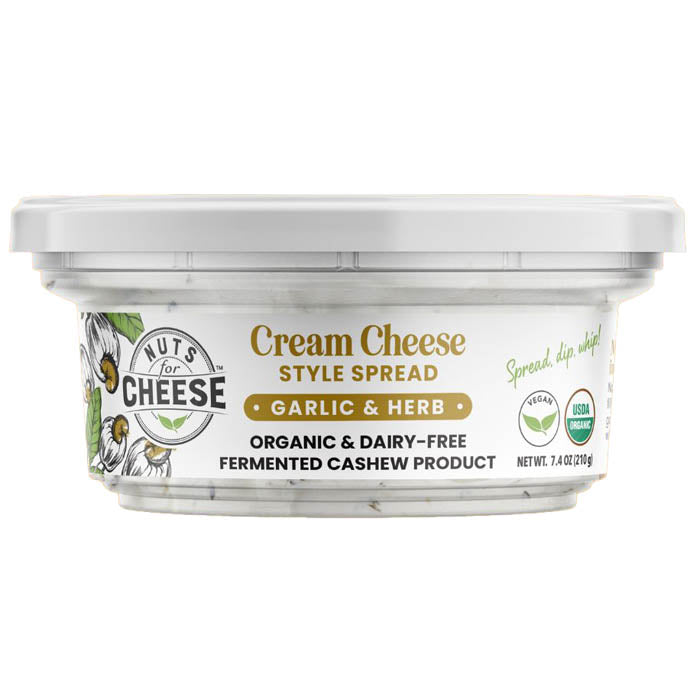 Nuts For Cheese - Garlic & Herb Cream Cheese, 7.4oz