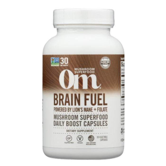 Om Mushrooms Brain Fuel Capsules 90 Capsules - Pack of 1