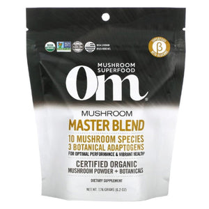 Om Mushrooms Mushroom Blend Master 160 Vegetarian Capsules - Pack of 1