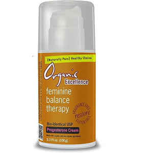 Organic Excellence Progesterone Phytoestrogen Cream 3 OZ - Pack of 1