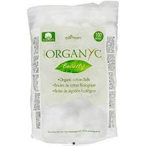 ORGANYC COTTON BALL 100 PC - Pack of 1