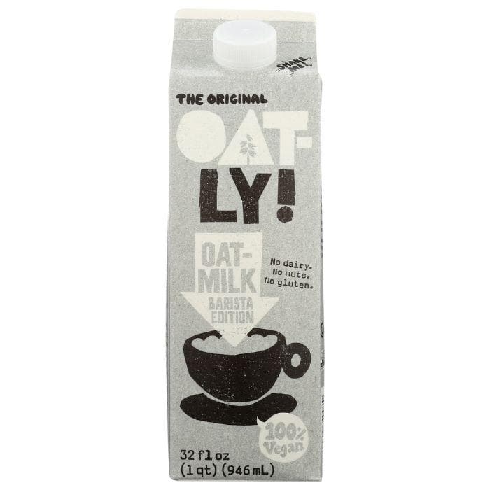 Oatly - Oat Milk Original Barista, 32 Fl Oz | Pack of 6