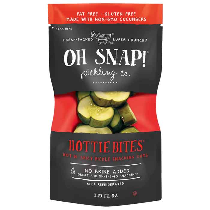 Oh Snap - Pickle Bites Dill Kosher, 3.5oz | Multiple Options | Pack of 12