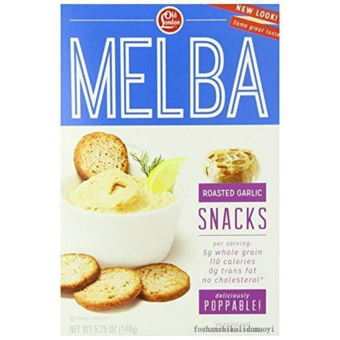 Old London Melba Snacks Garlic 5.25 Oz - Pack Of 12