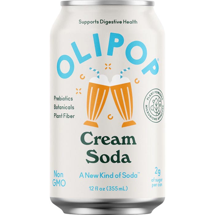 Olipop - Cream soda Sparkling Tonic, 12oz 