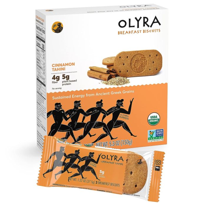 Olyra Biscuit Breakfast Cinnamon Tahini 5.3 Oz - Pack Of 6