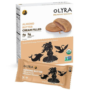 Olyra Biscuits Breakfast Almond Butter 5.3 Oz - Pack Of 6