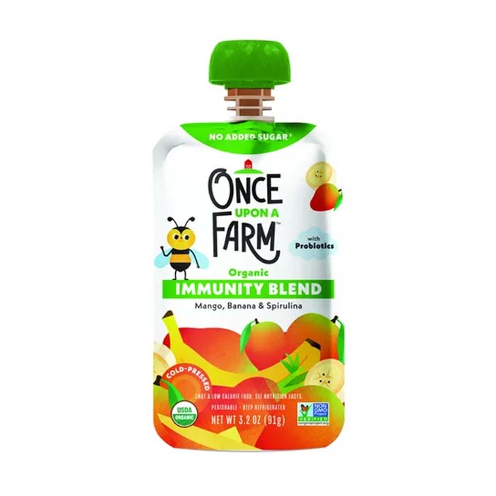 Once Upon A Farm - Baby Food 3.2oz | Multiple Flavors | Pack of 8