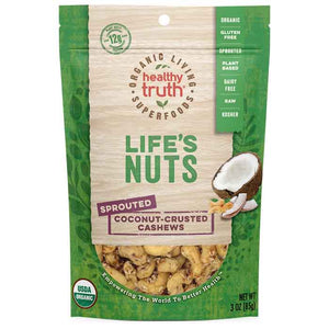 Healthy Truth - Sprouted Cashews Coconut-Crusted, 3oz | Pack of 12