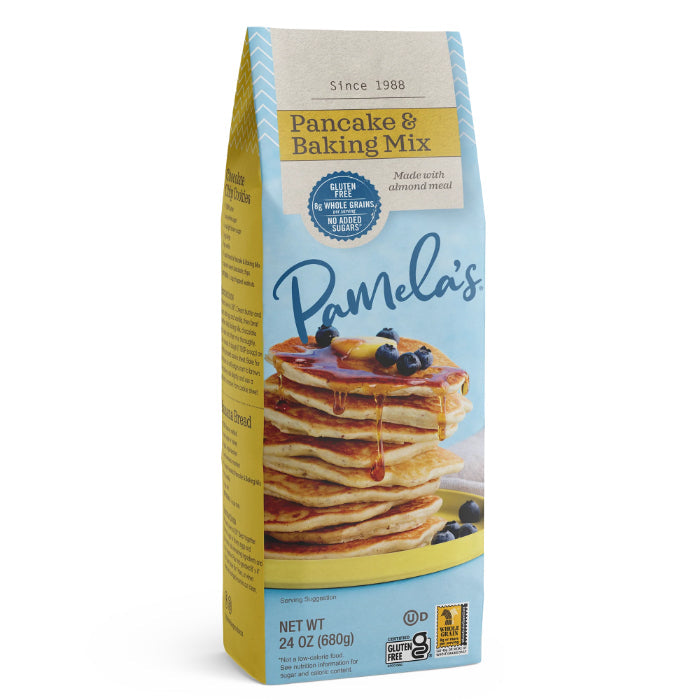 Pamela's Mix Pancake Baking WF GF 24 OZ - Pack of 1