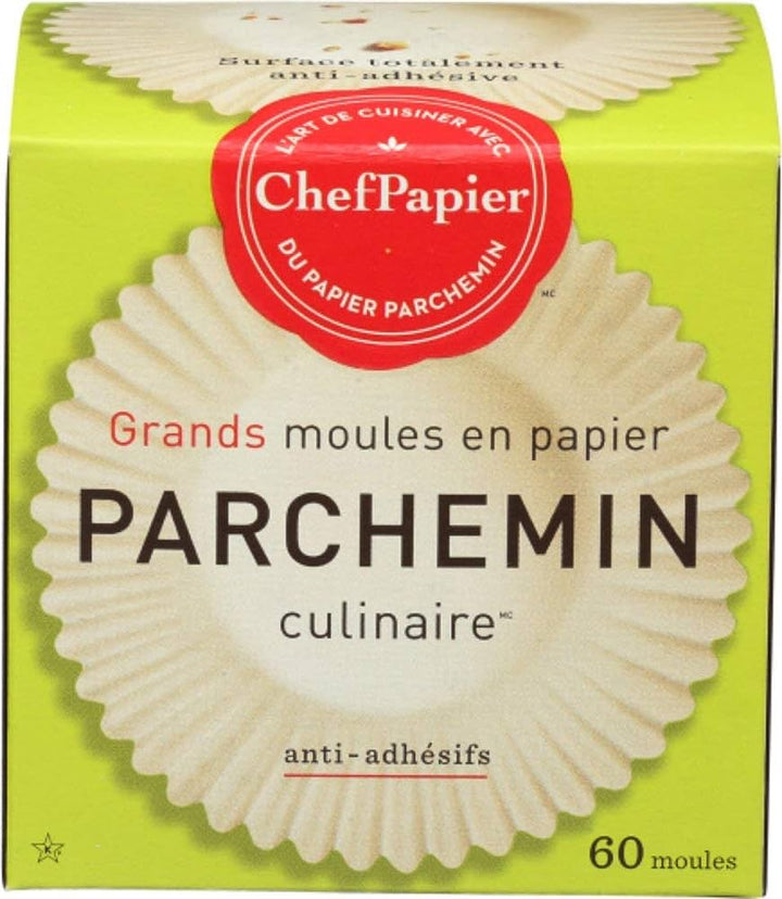 Paper Chef Parchment Cup Large 60 PC - Pack of 12