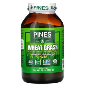 Pines Wheat Grass Wheat Grass Powder Organic 10 OZ - Pack of 1