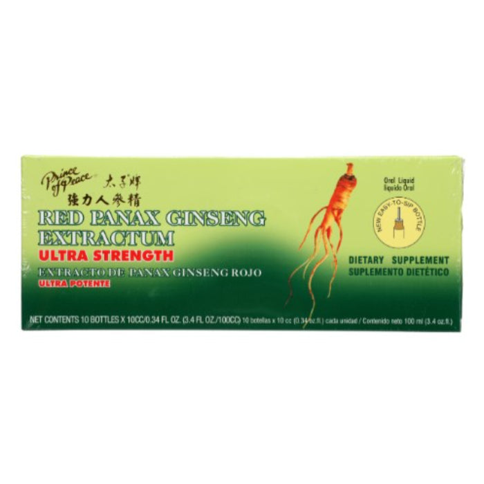 PRINCE OF PEACE GINSENG PANAX RED EXTRACTUM 10 PC - Pack of 1