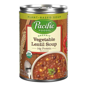 Pacific Foods - Soup Vegetable Lentil, 16.3oz | Pack of 12