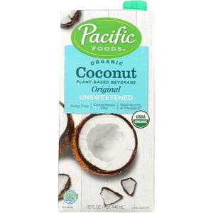 Pacific Foods Coconut Unsweetened Original Organic 32 Fo - Pack Of 12