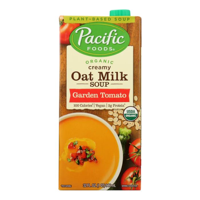 Pacific Foods Soup Oat Milk Garden Tomato 32 Fo - Pack Of 12