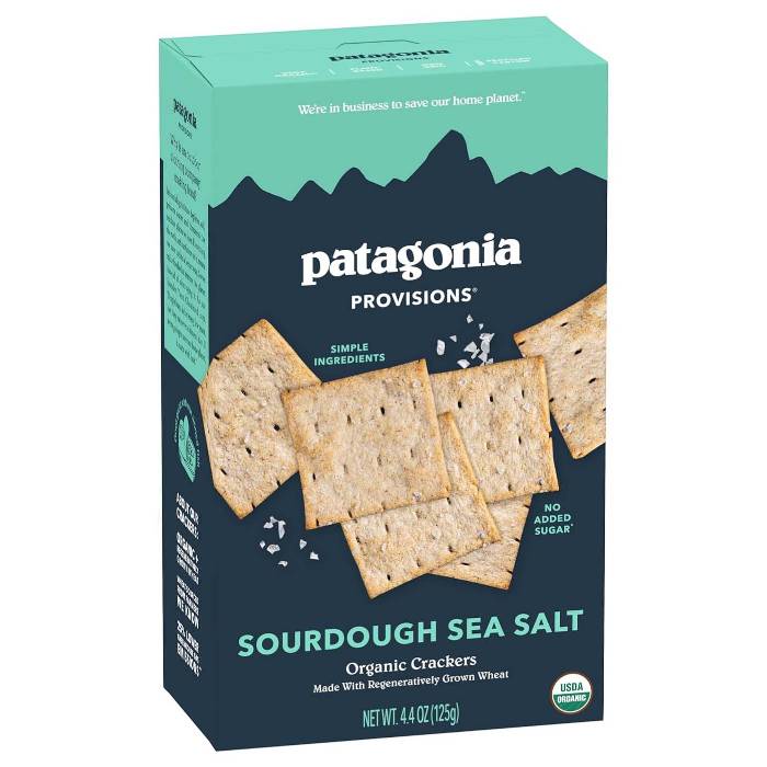 Patagonia Provisions - Organic Crackers Sourdough Sea Salt, 4.4oz